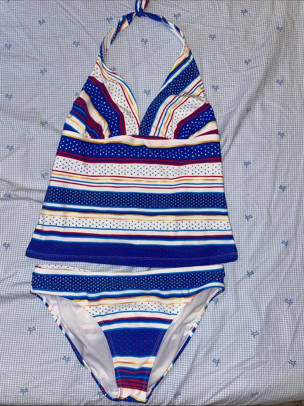 Catalina Striped Tankini Set